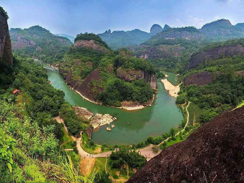 世遺武夷山·九曲溪漂流4天高鐵團(tuán)